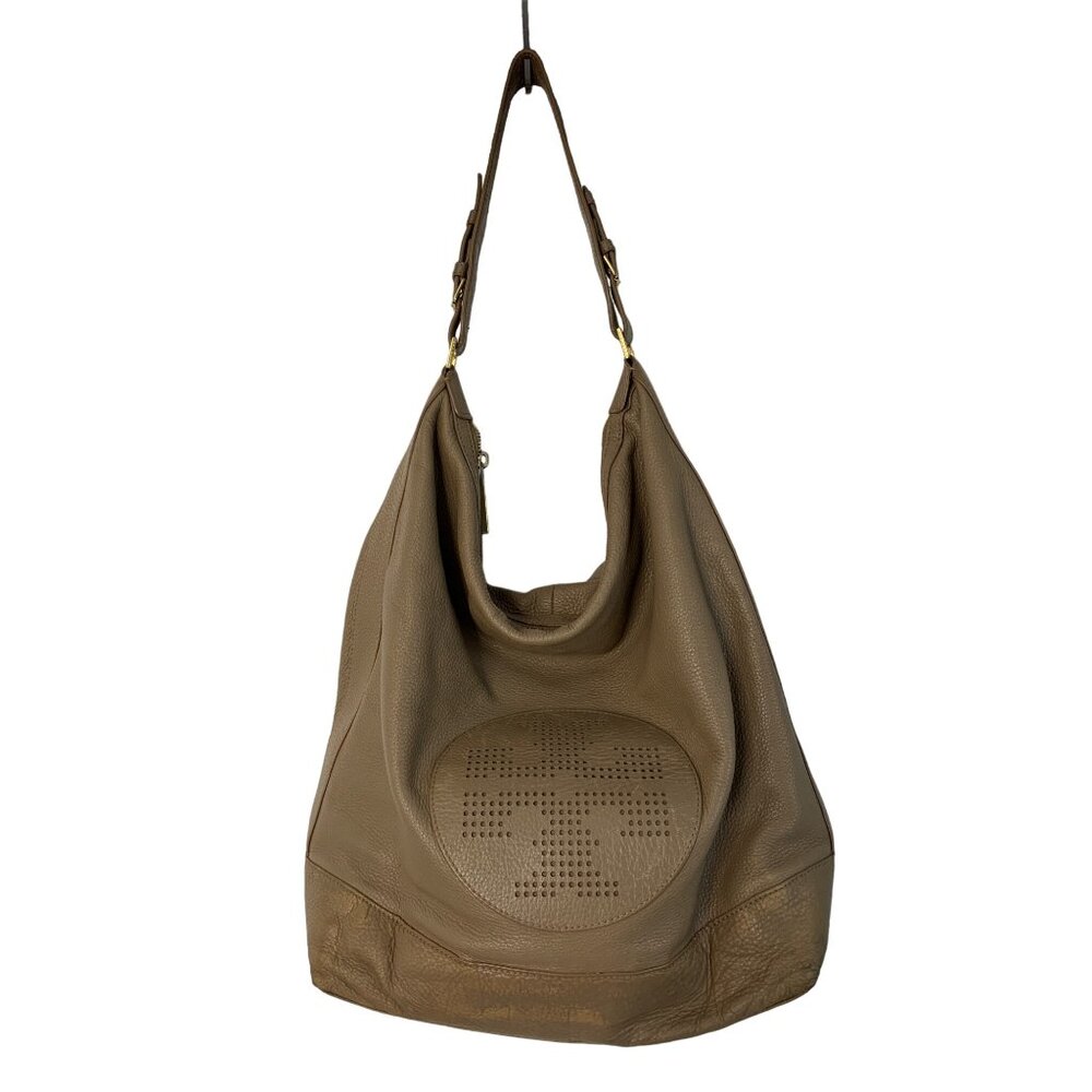 Brown Leather Hobo Bag